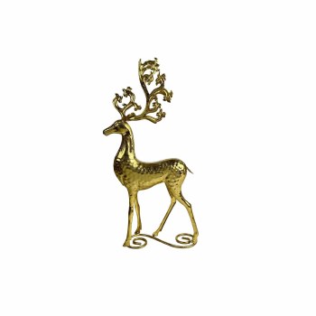 REINDEER FIG- GOLD