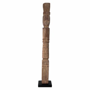 RESIN TOTEM POLE FIG