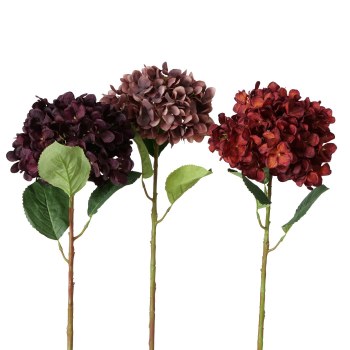 HYDRANGEA FLOWER 3 AST