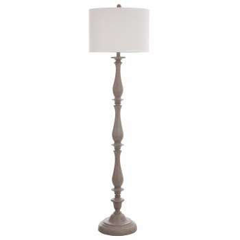 FLOOR LAMP-COOL GREY