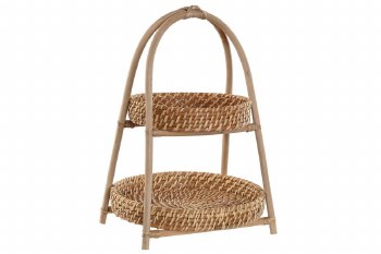 RATTAN FRIUT STAND- NATURAL