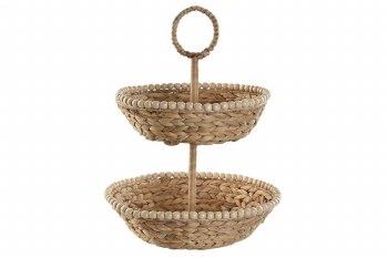 SEAGRASS FRUIT STAND- NATURAL