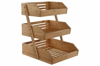 BAMBOO 3 TIER FRUIT STAND