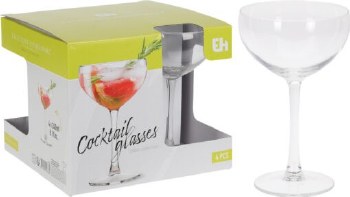 COUPE COCKTAIL GLASS-S/4