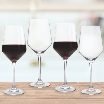 BELERO RED WINE GLASSES-SET/4