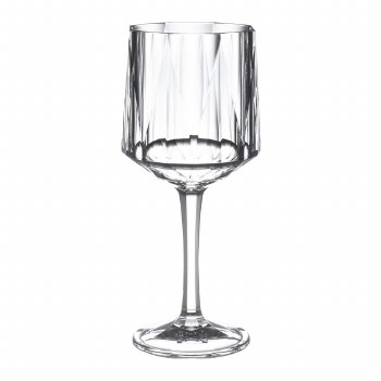 DIAMOND CLEAR WINE GLASS