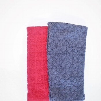 KITCHEN TOWEL-RED/GREY