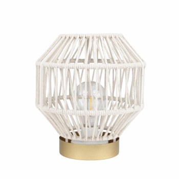 ROPE LANTERN W/LED-LG