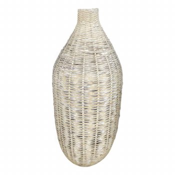 RATTAN DECORATIVE  SHADE WHITE WASH