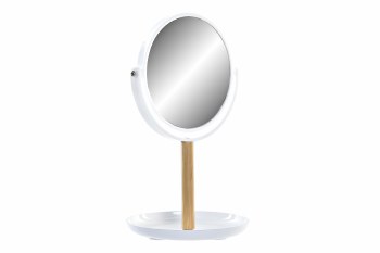 BAMBOO MIRROR-WHITE