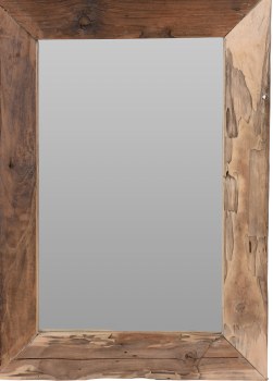 RECLAIMED TEAK MIRROR-SMALL