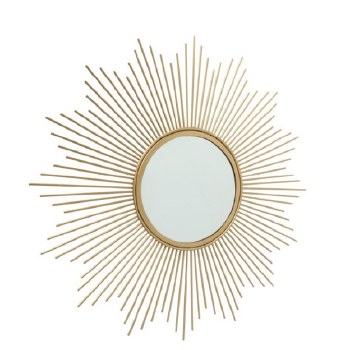 BROOKLYN METAL MIRROR-GOLD