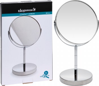 METAL STAND MIRROR - 2 SIDES