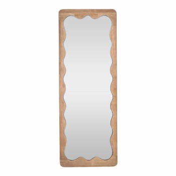 CURVY WOOD MIRROR