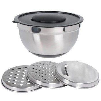 MIXING BOWL-STAINLESS STEEL-SET/5