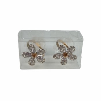 FLOWER NAPKIN RING S/2