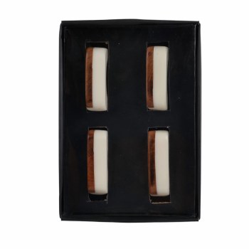 2TONE WD/RESIN NAPKIN RING