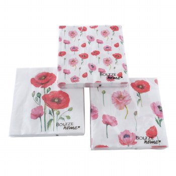 PAPER NAPKINS -POPPY SET/20