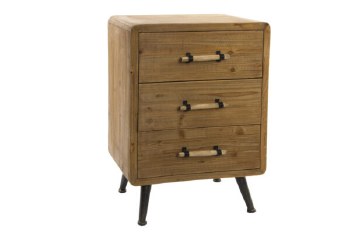 SPRUCE NIGHTSTAND W/3 DRAWERS