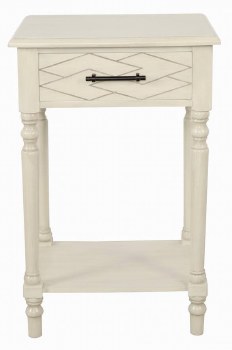 WHITE ACCENT TABLE