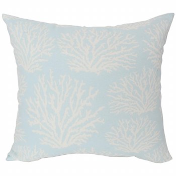 CORAL OUTDOOR CUSHION-LIGHT BLUE