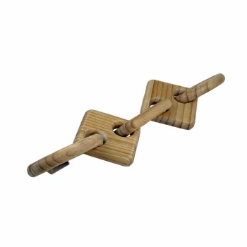WOOD CHAIN ORMNT
