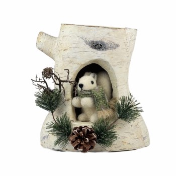 HOUSE W/RABBIT ORMNT