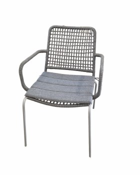 OBERON OUTDOOR ARMCHAIR-GREY