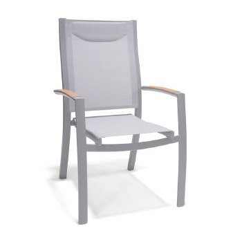 PANAMA OUTDOOR ARMCHAIR-GREY