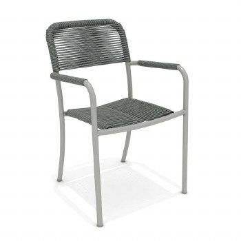 PORTBYRON OUTDOOR ARMCHAIR-GREY