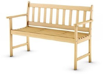 LAMU OUTDOOR 2 SEATER BENCH