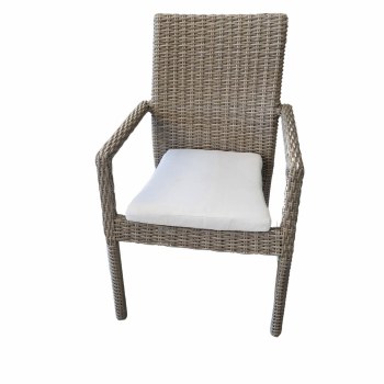 DINING CHAIR WITH ARMS-OUTDOOR