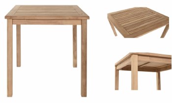 TEAK 4 SEATER DINING TABLE