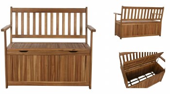 ACACIA BENCH W/STORAGE