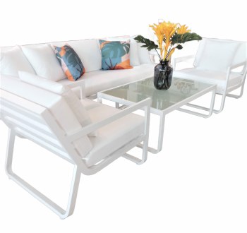 ADAM SOFA SET-4 PIECE-OUTDOOR