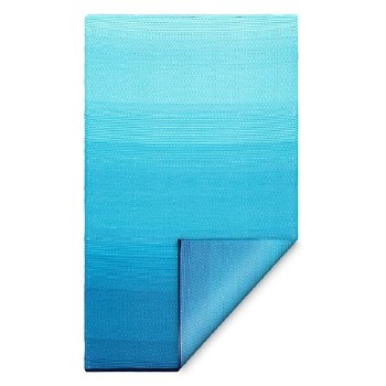 BIG SUR OUTDOOR RUG-TEAL- 6FT X 9FT