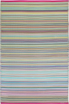 CANCUN OUTDOOR RUG-CANDY- 4FT X 6FT