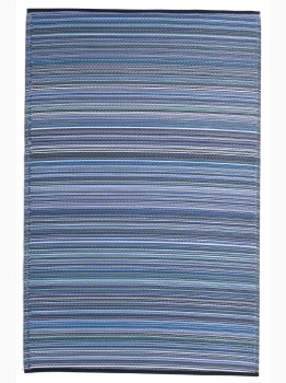 CANCUN INDIGO OUTDOOR RUG- 4FT X 6FT
