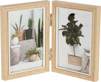 2 PC WOOD PICTURE FRAME