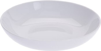 PASTA PLATE-WHITE