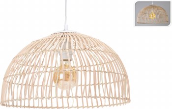 RATTAN HANGING LAMP-NATURAL