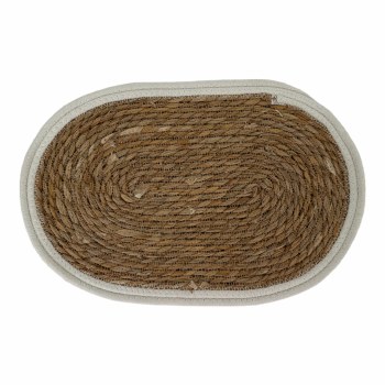 OVAL PLACEMAT-BROWN