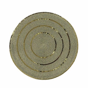 WOVEN PLACEMAT-GLD
