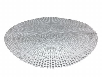 PLACEMAT RND SILVER