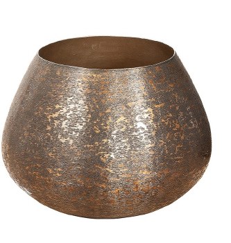 COBRE ALUMINIUM BRONZE PLANTER-LARGE