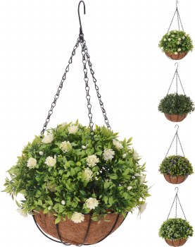 PLANT IN HANGING BASKET