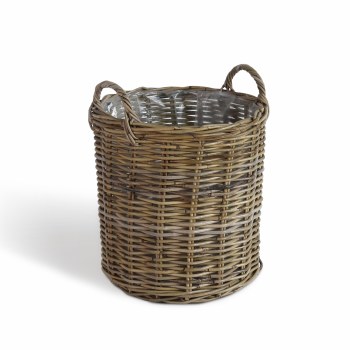 ATHENA ROUND PLANTER BASKET- LG