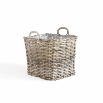 ATHENA SQUARE PLANTER BASKET-LG