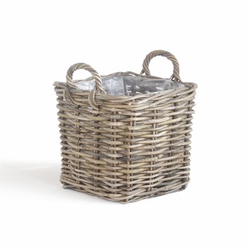ATHENA SQUARE PLANTER BASKET-MD