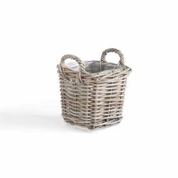 ATHENA SQUARE PLANTER BASKET-SM